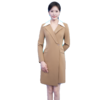 IWY/卡其色演讲比赛服装女大学生面试西装裙显瘦主持人正装医美工装Q0331-C 商品缩略图4