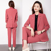 【上衣+裤子】罗蒙女士套装商务通勤职业百搭气质面试两件套女 商品缩略图8