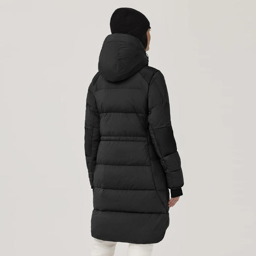 CANADA GOOSE 加拿大鹅 女士 Alliston 绗缝连帽羽绒服 黑色 5077W 61 商品图2