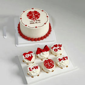 订婚蛋糕套装