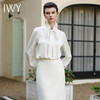 IWY/气质韩版百搭系带衬衫女长袖西装内搭法式名媛上衣公务员面试正装B505 商品缩略图0