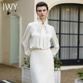 韩版百搭系带衬衫B505 下午