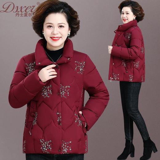 TZW-中老年棉衣老太太妈妈冬装2023新款减龄加厚绣花棉服棉袄奶奶外套 商品图3