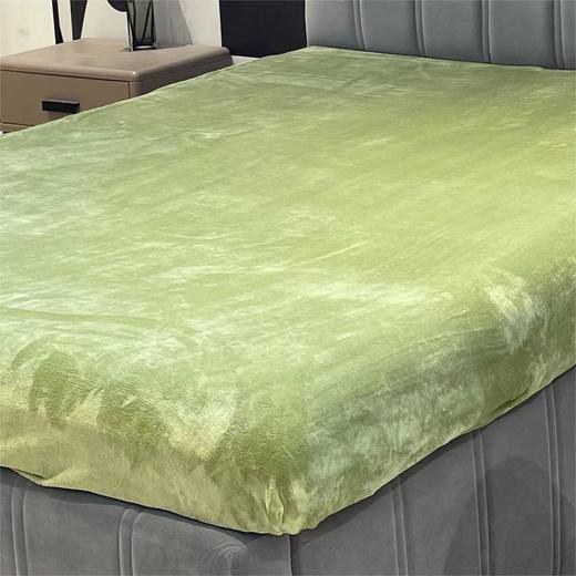 自然醒250g超柔软绵绵牛奶绒床笠双面冬季加绒加厚法兰绒床垫套罩珊瑚绒床笠LFS 商品图0