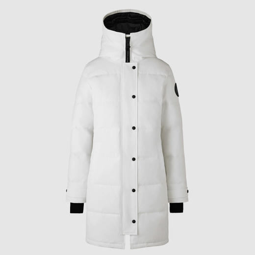 CANADA GOOSE 加拿大鹅 女士 Shelburne 黑标派克绗缝连帽羽绒服 白色 3802WB 433 商品图0