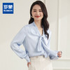 【知性优雅】罗蒙四季款女士长袖衬衫系带领结简约日常百搭清新衬衫女 商品缩略图0