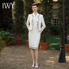 IWY/气质白色小香风短款外套职业裙秋冬小个子西装半裙法式名媛工作服CS1943 商品缩略图1