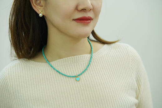 可以和Mini搭配｜18k爱心睡美人绿松（2-3周订制） 商品图3