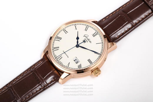 格拉苏蒂原创议员1-36-03款原装开模副本，突破了市场版本日历无法双跳的BUG，3D打印开模立体月相盘（非平面），同步原装尺寸40mm*12mm，配件均可通用原装，白面珍珠白颗粒感十足 商品图12