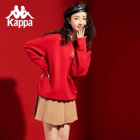 卡帕Kappa新年限定新年款套头衫新款男女运动卫衣