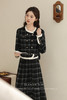 鹿向南《柏林艺术生》通勤气质格子时尚套装女秋冬款活泼减龄裙子 商品缩略图5