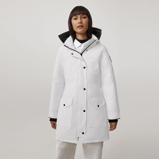 CANADA GOOSE 加拿大鹅 女士 Trillium 派克连帽羽绒服 白色 6660WB 433 商品图1