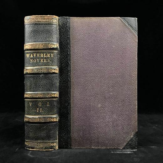 1867年 司各特《威弗利小说集》（卷2） 真皮精装大32开 商品图0