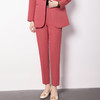 【上衣+裤子】罗蒙女士套装商务通勤职业百搭气质面试两件套女 商品缩略图7