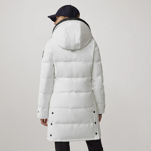 CANADA GOOSE 加拿大鹅 女士 Shelburne 黑标派克绗缝连帽羽绒服 白色 3802WB 433 商品图2