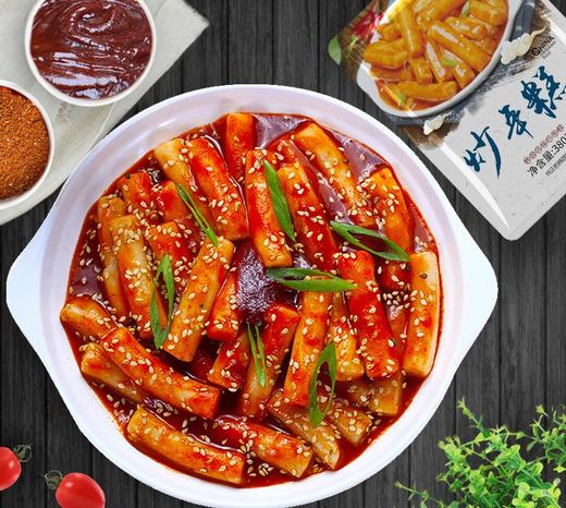 新年好物！【美味诱人！韩式风味】马小端韩式炒年糕270g 年糕条甜辣网红零食带料包炒年糕韩国速食，甜甜辣辣,，软糯好吃，口感细腻。 商品图1