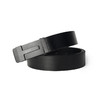 HIM漢崇 男士简约平滑扣皮带时尚潮流百搭商务职场工作黑色腰带 商品缩略图4