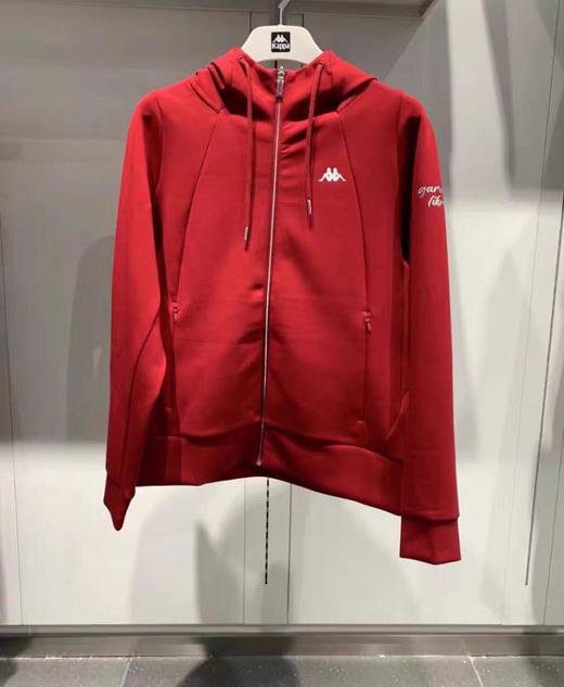 卡帕背靠背Kappa女子23秋冬款运动休闲卫衣连帽开衫外套K0D82MK41 商品图0