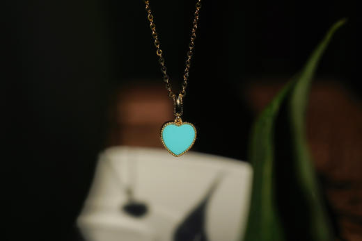 可以和Mini搭配｜18k爱心睡美人绿松（2-3周订制） 商品图4