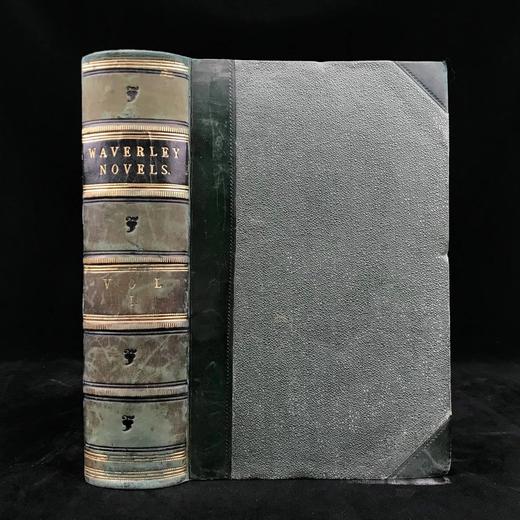 1867年 司各特《威弗利小说集》（卷1） 真皮精装18开 商品图0