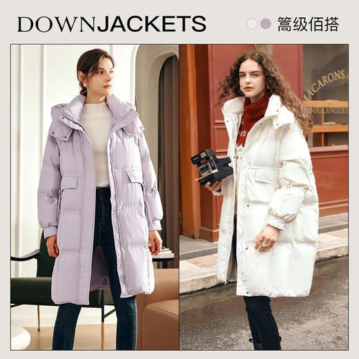 欧芮儿羽绒外套中长款 商品图4