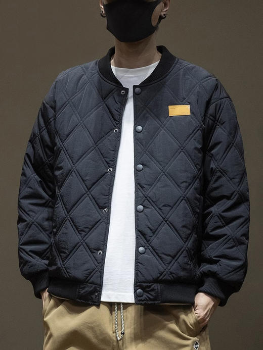 裁缝学苑MQ35立领开衫棉衣绗棉棒球服外套纸样男装保暖棉服上衣图纸 商品图1