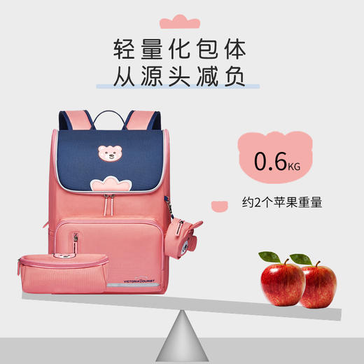 维多利亚旅行者大容量三件套学生书包双肩包背包8031 商品图6