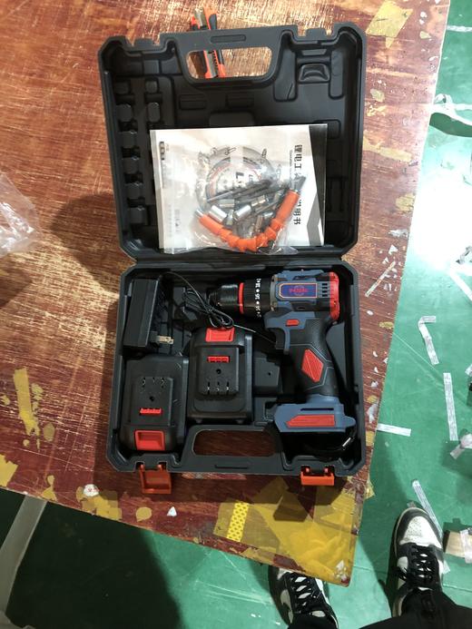 锂电无刷三功能手电钻两电一充塑盒装 商品图1