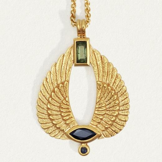 订购8周到｜Temple of the sun-Aum-925银镀18K金 项链［澳大利亚设计师］ 商品图1