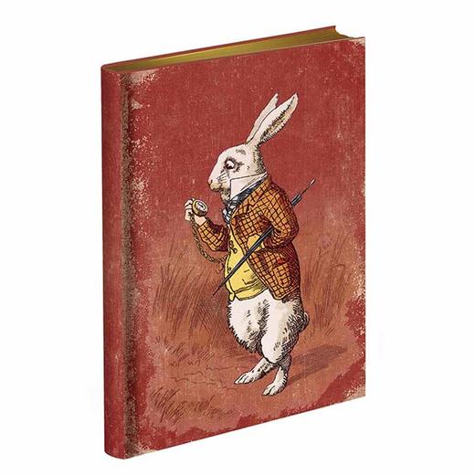 爱丽丝梦游仙境笔记本 文创周边 英文原版 Alice in Wonderland Journal – Too Late said the Rabbit 商品图0