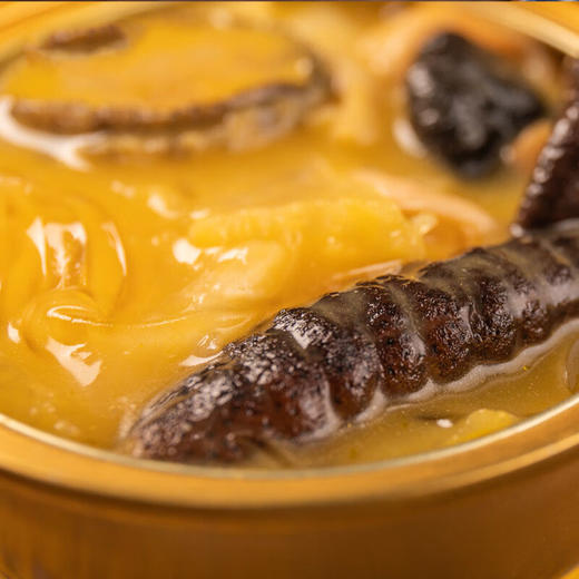 金汤佛跳墙，10罐组合，汇集8种山珍海味，精选整只海参鲍鱼及深海花胶等珍贵食材，搭配多种山珍，高品质金汤，富含多种维生素及营养物质，一款适合所有人的山海珍馐M 商品图2