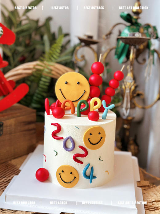 2024，好运连连，全部可食用翻糖装饰，请提前三天预定哦 商品图0