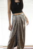 低腰开叉直筒裙 商品缩略图1