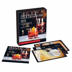 在家调制鸡尾酒：50种经典和标志性饮品的配方卡 英文原版 Cocktails at Home Deck: 50 recipe cards for classic & iconic drinks to 