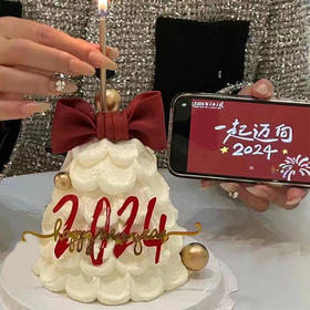2024新年蝴蝶结蛋糕