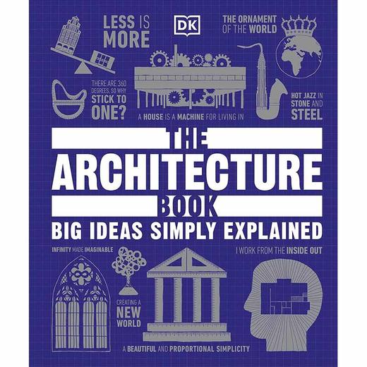 建筑学图解百科 DK出版社 英文原版 The Architecture Book 人类的思想百科丛书 全彩精装 Big Ideas Simply Explained DK 百科系列 商品图0