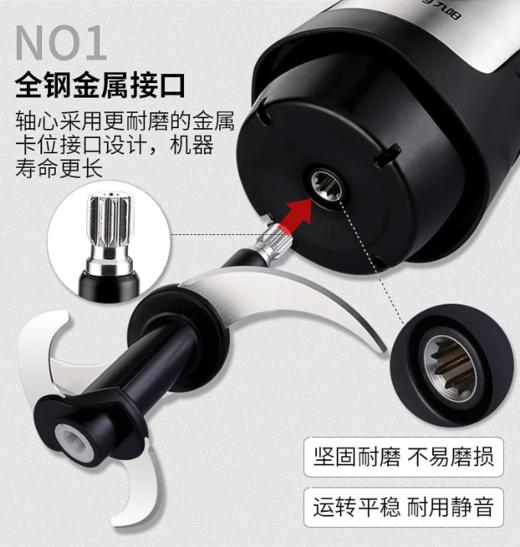 九阳绞肉机S18-LA183  家用电动搅碎机 绞馅机搅肉机绞菜打肉机 料理机 商品图5