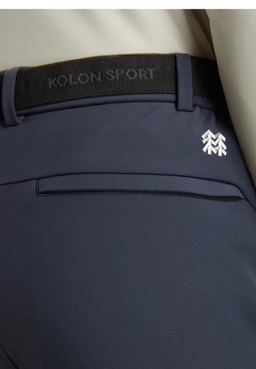 科隆加绒男款黑色休闲工装裤 面料柔软有弹力 商品图2