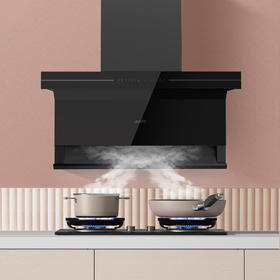 海尔（Haier）智家 统帅 IQ970 油烟机 京趣系列 7字型抽油烟机 顶侧双吸油烟机 22立方吸力挥手开关自清洗