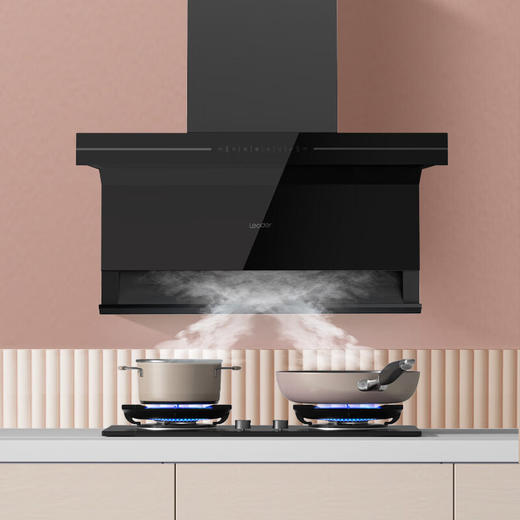 海尔（Haier）智家 统帅 IQ970 油烟机 京趣系列 7字型抽油烟机 顶侧双吸油烟机 22立方吸力挥手开关自清洗 商品图0