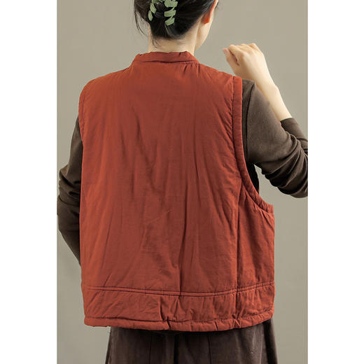 裁缝学苑AQ224复古V领宽松马甲纸样无袖坎肩马夹打版裁剪样板 商品图4