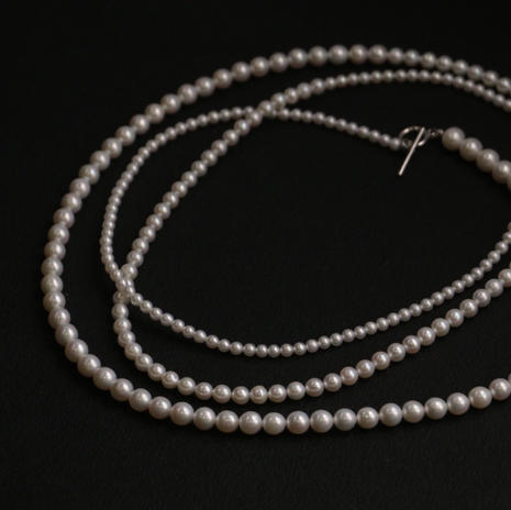 甄珠贝 120cm长链 ot扣 3-4/5-6/7-8mm 十几种造型可以打造 超好搭配的珍珠宝贝 天然淡水珍珠 商品图0