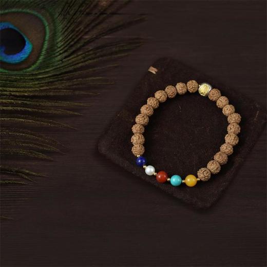 金刚菩提多宝手串 搭松石蜜蜡精致多种宝石百搭双旦节礼 醍醐原创 商品图1