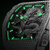 BONEST GATTI/布加迪龙年限量立体浮雕银金龙霸气全自动机械表  JCZ 商品缩略图1