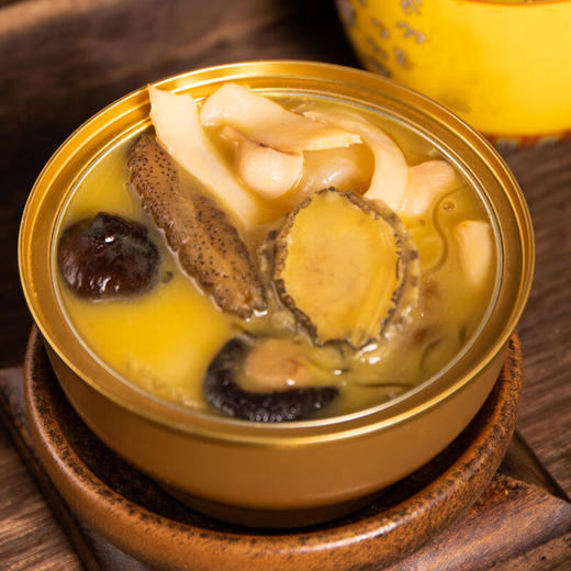 金汤佛跳墙，10罐组合，汇集8种山珍海味，精选整只海参鲍鱼及深海花胶等珍贵食材，搭配多种山珍，高品质金汤，富含多种维生素及营养物质，一款适合所有人的山海珍馐M 商品图0