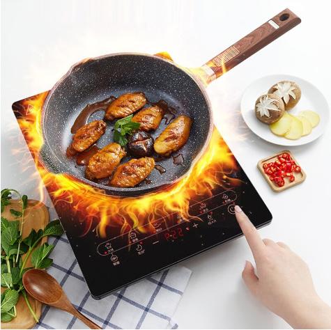 九阳电磁炉家用智能火锅炒菜专用大功率小型一体节能[赠双锅]C21-SX810 商品图2