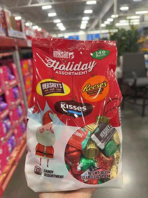 美国本土 · HERSHEY'S 好时Kisses 节日限定款巧克力1.47kg 310颗｜美国直邮 商品图2