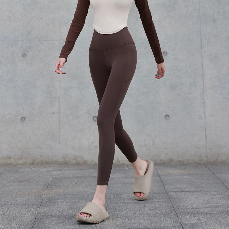 【清仓特价59元，非质量问题不退换！】新裸感丨腰精裤 收腹瑜伽裤女显瘦紧身高腰提臀运动健身训练外穿