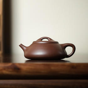 梵匠丨纳瓢 70年代老紫泥 宜兴原料紫砂壶 200CC 收藏级紫砂艺术品 经典实用器型