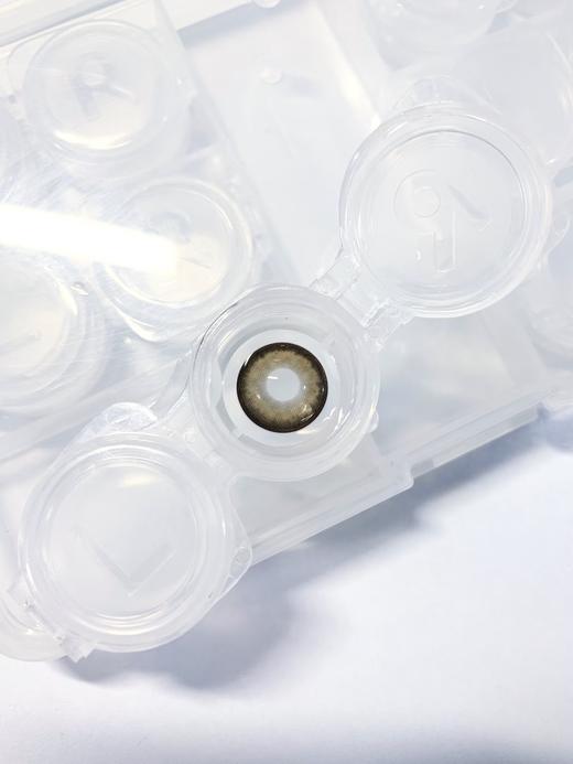 Milcacon半年抛·NO.34 Brown猫眼琥珀·14.5mm大着色·韩产2片 商品图6